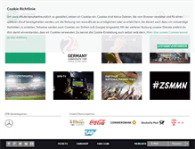Tablet Screenshot of dfb.de